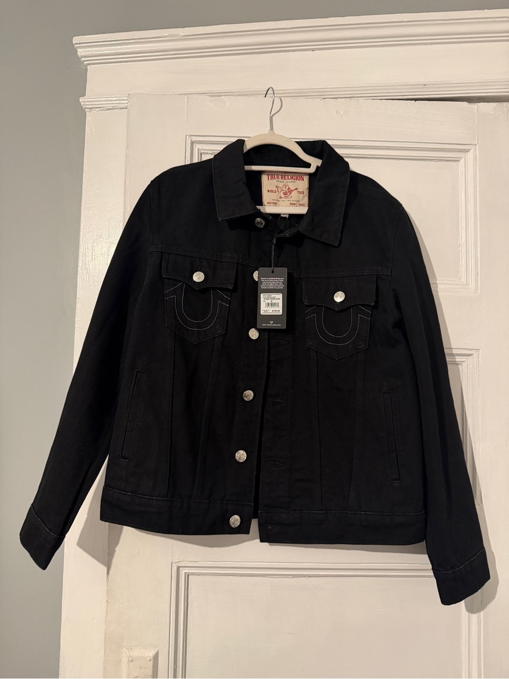 True Religion Men’s Black Denim Jacket